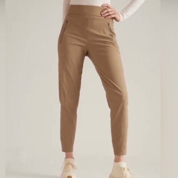 Athleta Trekkie North High Rise Jogger Big Sur Brown Plus Size 18 C - Picture 1 of 9